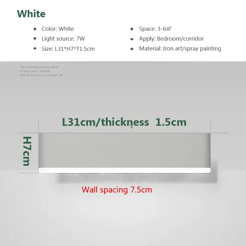 Modern LED Wall Lamp – Rotatable Aluminum Wall Light for Living Room, Bedroom, Dining Room, and Home Decor – Up & Down Indoor Wall Sconce
