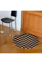 Bedroom round rug