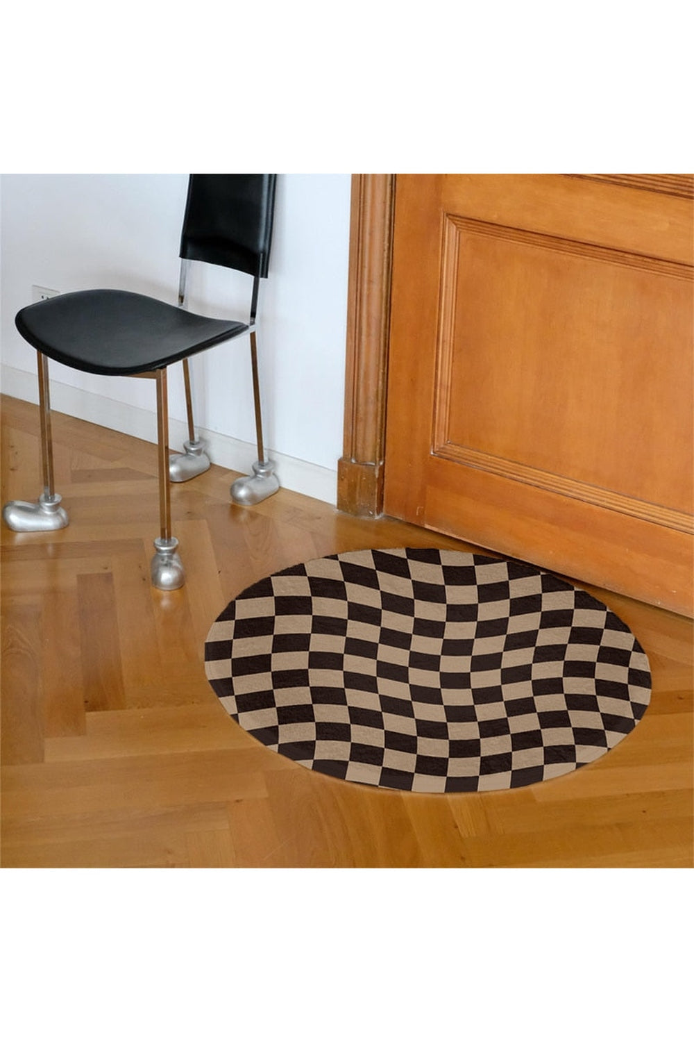 Bedroom round rug