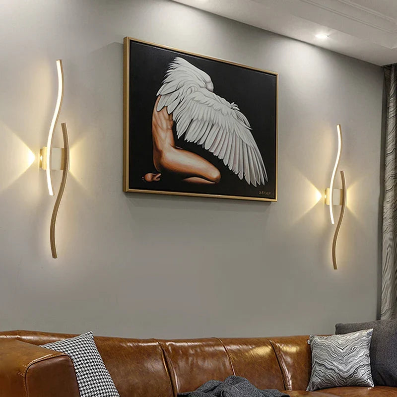 Modern LED Wall Lamp – Wall Sconce Light for Living Room, Bedroom, and Aisle – Stylish Indoor Home Lighting Fixture