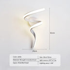 Modern Minimalist LED Wall Lamp – Up & Down Wall Sconce for Bedroom, Living Room, and Bathroom