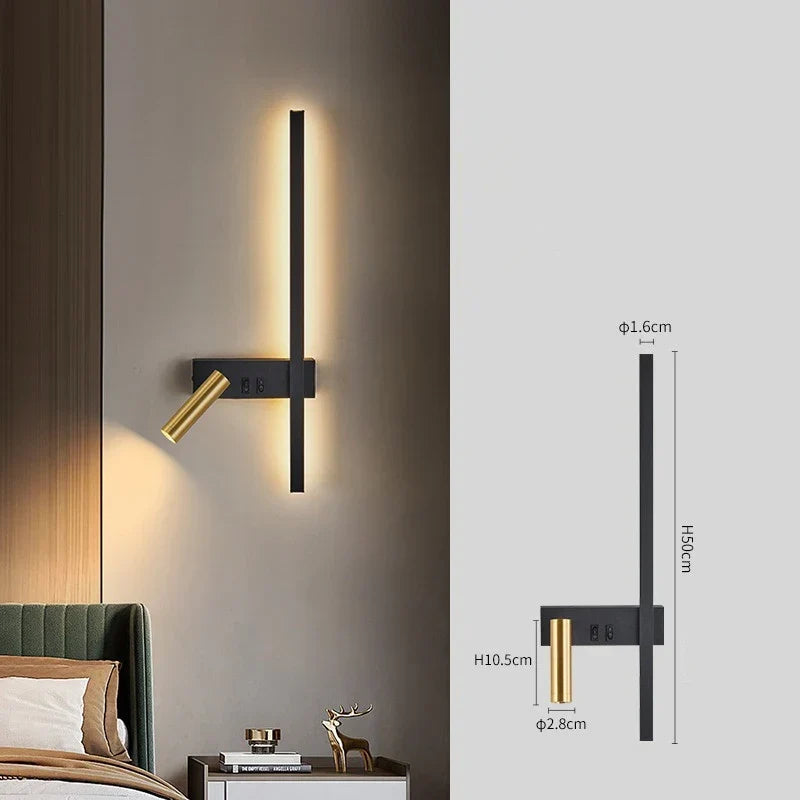 Modern LED Wall Lamp - Nordic Style for Creative Home Decor