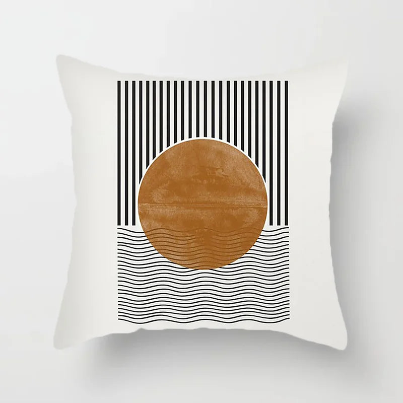 Modern Art Abstract Pattern Decorative Cushion Covers Creative Line Sofa Chair Pillowcases Throw Pillow Case Home Office Decor | Vinantica
