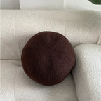 Nordic Bouclé Abstract Cushion – Minimalist Plush Pillow | Vinantica