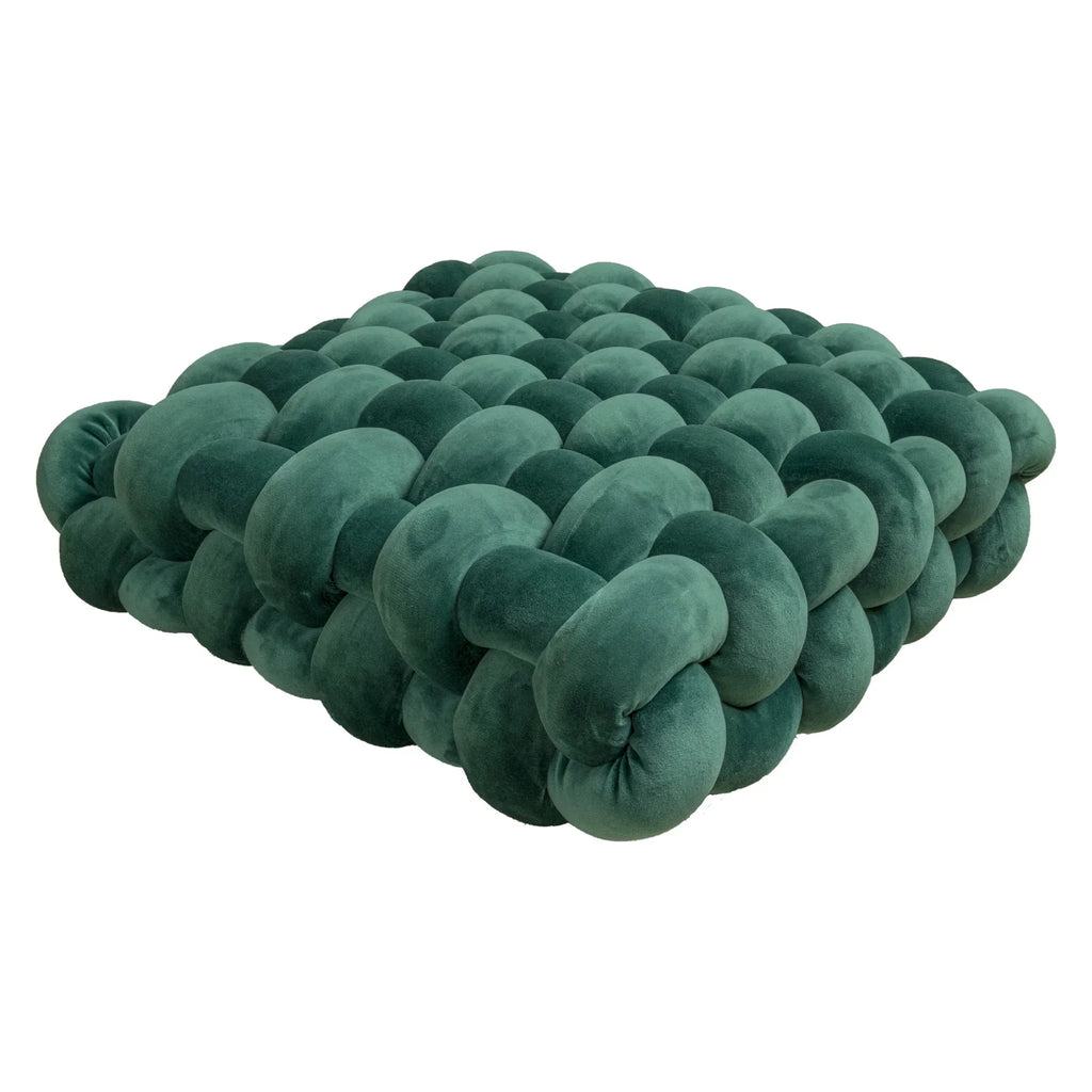 Chunky Woven Knot Cushion | Vinantica