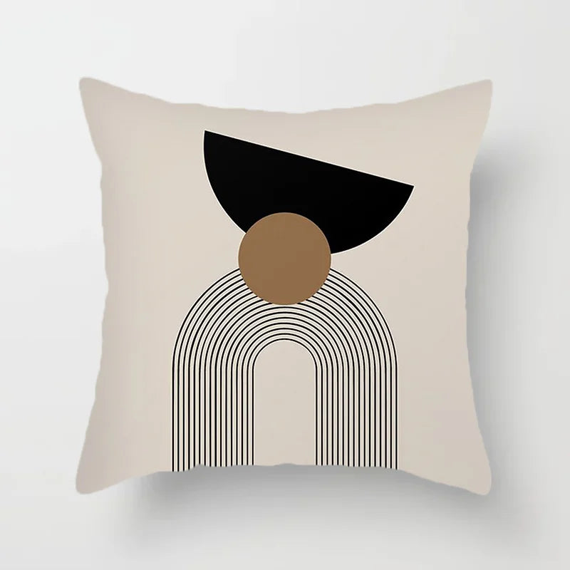 Modern Art Abstract Pattern Decorative Cushion Covers Creative Line Sofa Chair Pillowcases Throw Pillow Case Home Office Decor | Vinantica