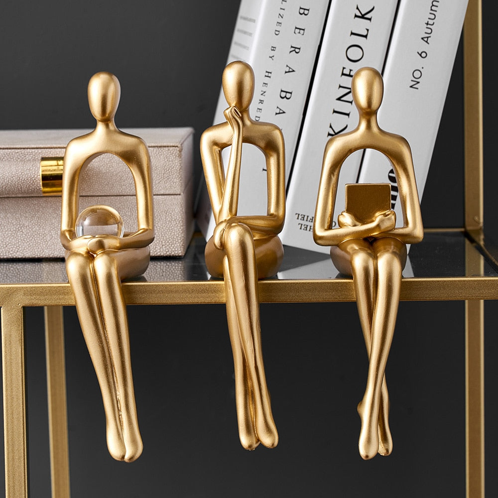Modern Figurines Abstract Home Decor Sculpture