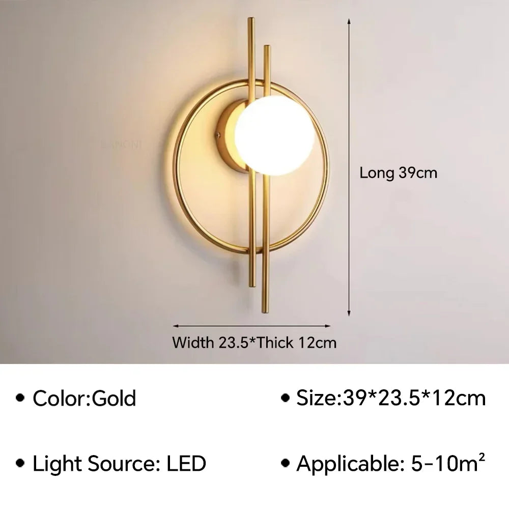Modern LED Wall Sconce – Up & Down Lighting Fixture for Living Room, Bedroom, and Home Decor