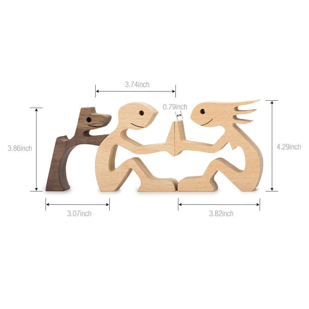 Danish Wooden Animal Ornaments
