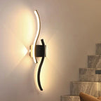 Modern Minimalist LED Strip Wall Lamp – Dimmable Wall Sconce for Living Room, Bedroom, Restaurant, and Bathroom
