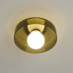 Modern Dual-Purpose Glass Ceiling Light – G9 Bulb Wall Sconce for Living Room, Bedroom, Hallway, and Balcony