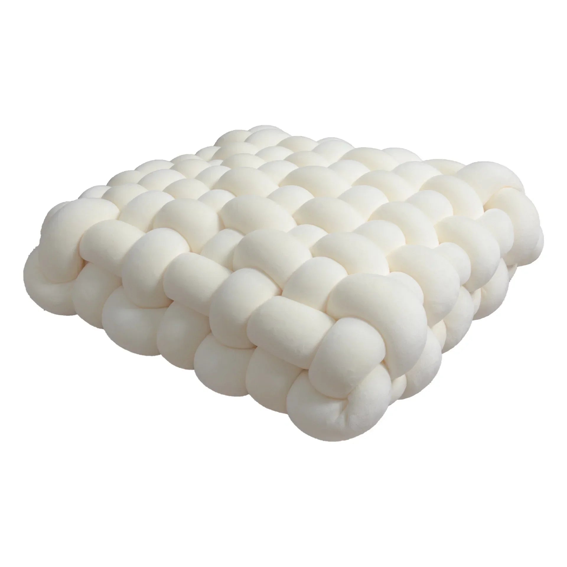 Chunky Woven Knot Cushion | Vinantica