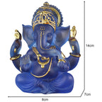 Rare colored semi-transparent Ganesh statues for luck in your home