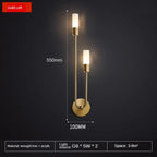 Modern Gold LED Wall Light – Nordic Sconce for Living Room, Bedroom, Kitchen, and Hallway Décor