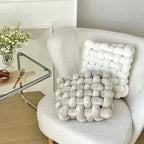 Chunky Woven Knot Cushion | Vinantica