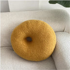 Nordic Bouclé Abstract Cushion – Minimalist Plush Pillow | Vinantica