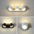 Modern LED Wall Sconce – 330° Swivel, 3000K & 6500K Adjustable White Light, Aluminum Alloy Wall Mount Light for Bedroom, Kitchen, and Living Room