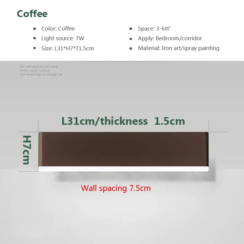 Modern LED Wall Lamp – Rotatable Aluminum Wall Light for Living Room, Bedroom, Dining Room, and Home Decor – Up & Down Indoor Wall Sconce