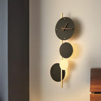Modern LED Clock Wall Lamp – Stylish Wall-Mounted Light for Bedroom, Living Room, and Home Décor