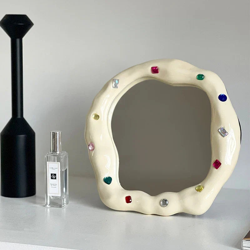 Rainbow Stone Mirror |
