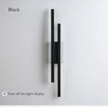 Modern LED Wall Lamp – Black & Gold Acrylic Wall Sconce for Living Room, Bedroom, and Interior Decor