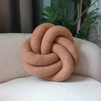 Nordic Cotton Boucle Knot Pillow | Vinantica