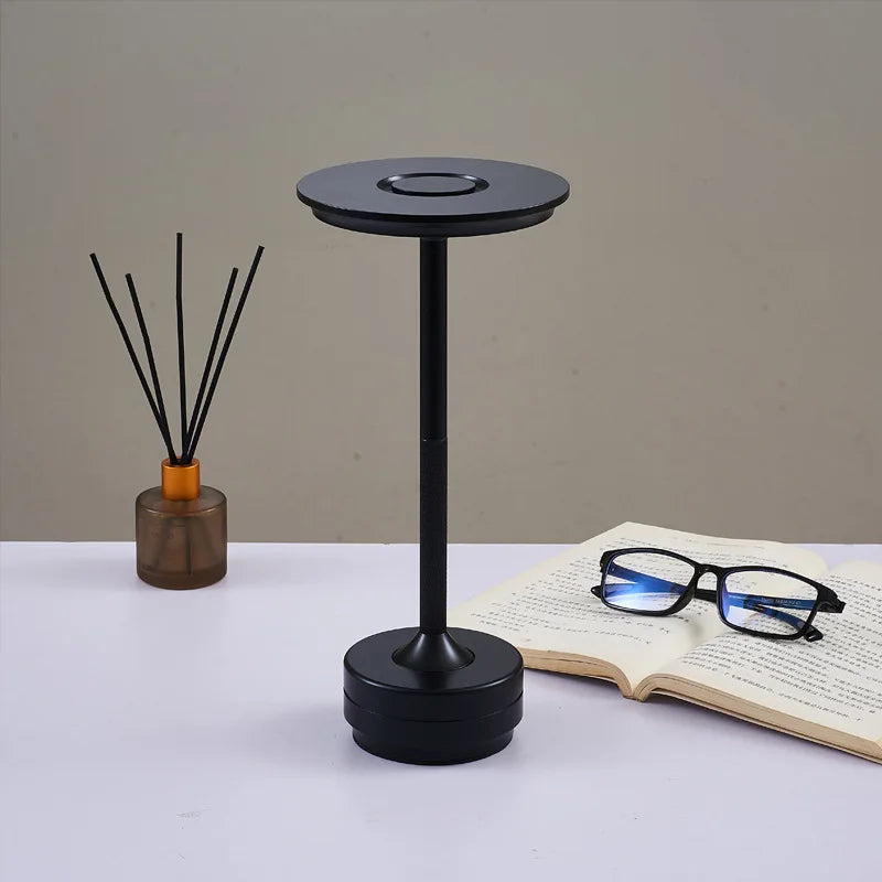 Classic Touch Sensor LED Table Lamp | Rechargeable Cordless Desk Lamp with 3 Color Adjustable Temperatures