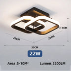 IRALAN Ceiling Chandelier LED Corridor Ceiling Lamp for Kitchen Bedroom Living Balcony Aisle Lamp Home Decor Foyer Track Lights