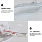 Modern LED Wall Light – Curved Spiral Design Sconce for Living Room, Bedroom, Aisle, and Home Decor