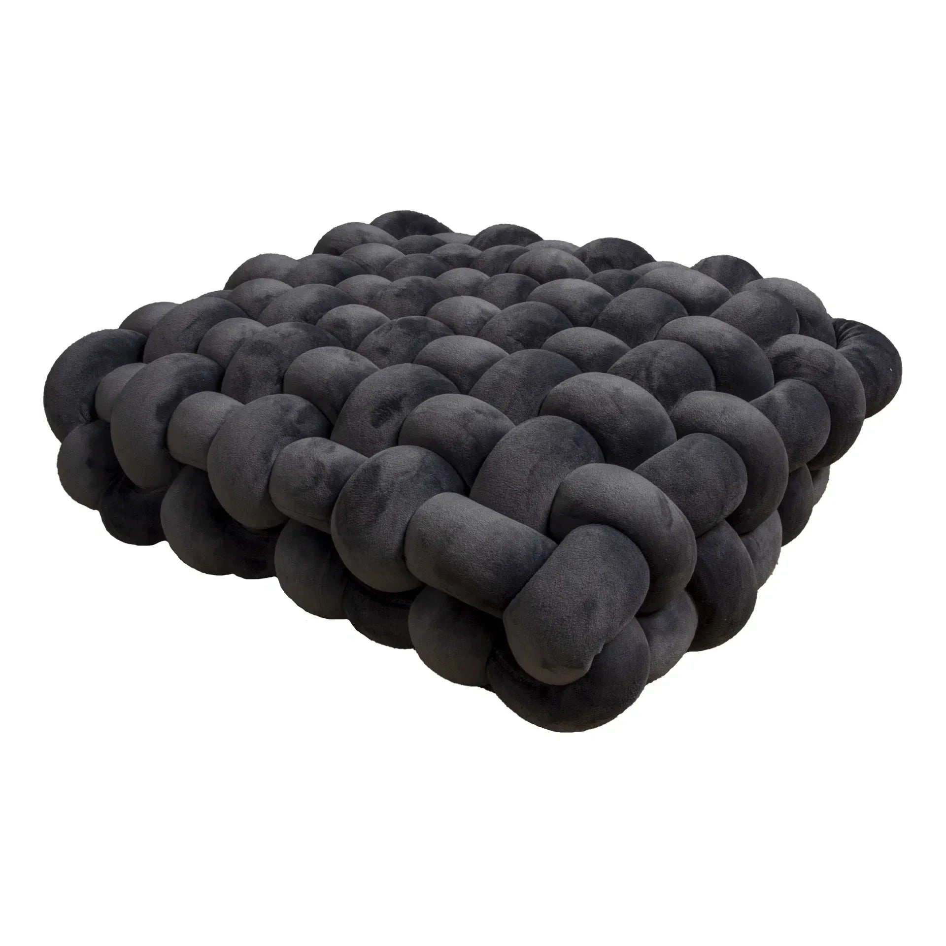 Chunky Woven Knot Cushion | Vinantica