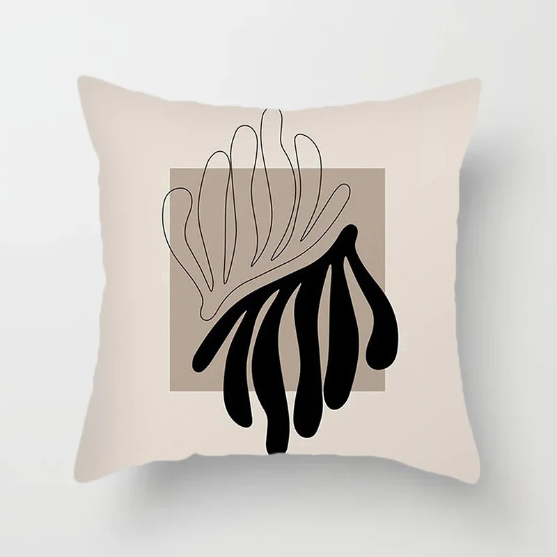 Modern Art Abstract Pattern Decorative Cushion Covers Creative Line Sofa Chair Pillowcases Throw Pillow Case Home Office Decor | Vinantica