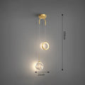 Modern LED Pendant Light – 2-Way Indoor Hanging Lamp for Living Room, Bedroom, Dining Table with Adjustable 3 Light Colors