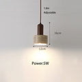 Modern LED Pendant Lamp – Nordic Hanging Light for Bedroom, Living Room, and Hotel with E27 Bulb