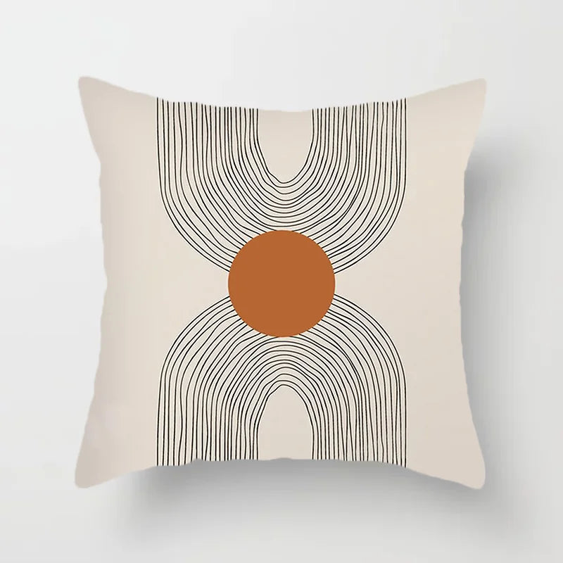 Modern Art Abstract Pattern Decorative Cushion Covers Creative Line Sofa Chair Pillowcases Throw Pillow Case Home Office Decor | Vinantica