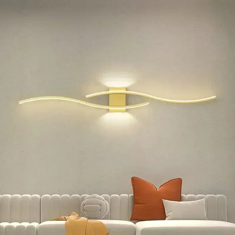 Modern LED Wall Lamp – Dimmable Up & Down Wall Sconce for Bedroom, Living Room, and Indoor Spaces