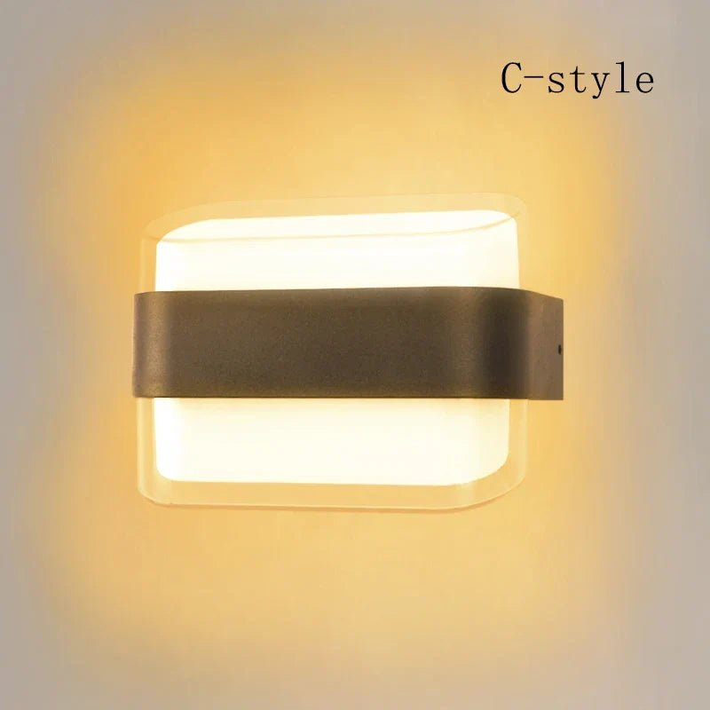 Modern Minimalist LED Wall Lamp – 10W Wall Light for Living Room, Bedroom, Corridor, and Restaurant Lighting