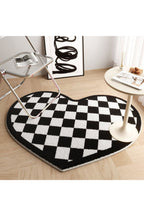 Peach heart rug