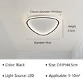 Modern LED Ceiling Lamp - Elegant Oval Design for Versatile Indoor Lighting