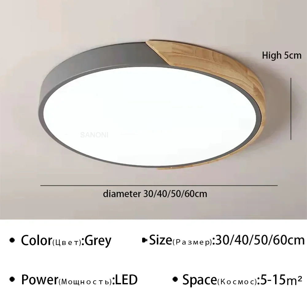 Modern LED Ceiling Light Macaron Chandelier