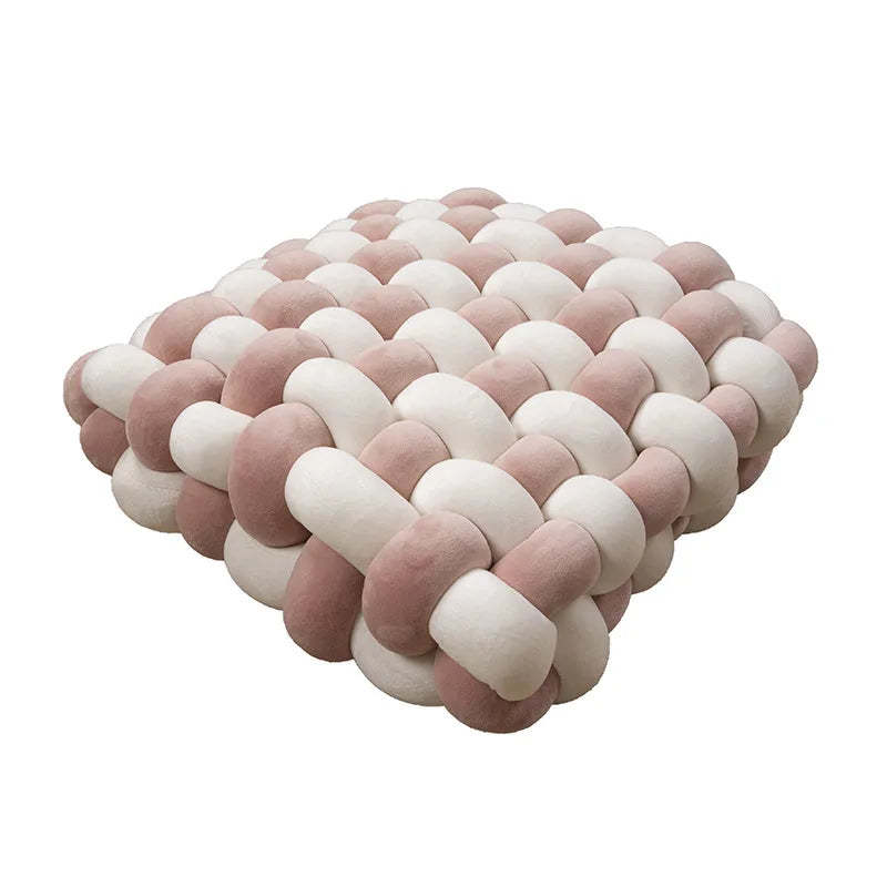 Chunky Woven Knot Cushion | Vinantica
