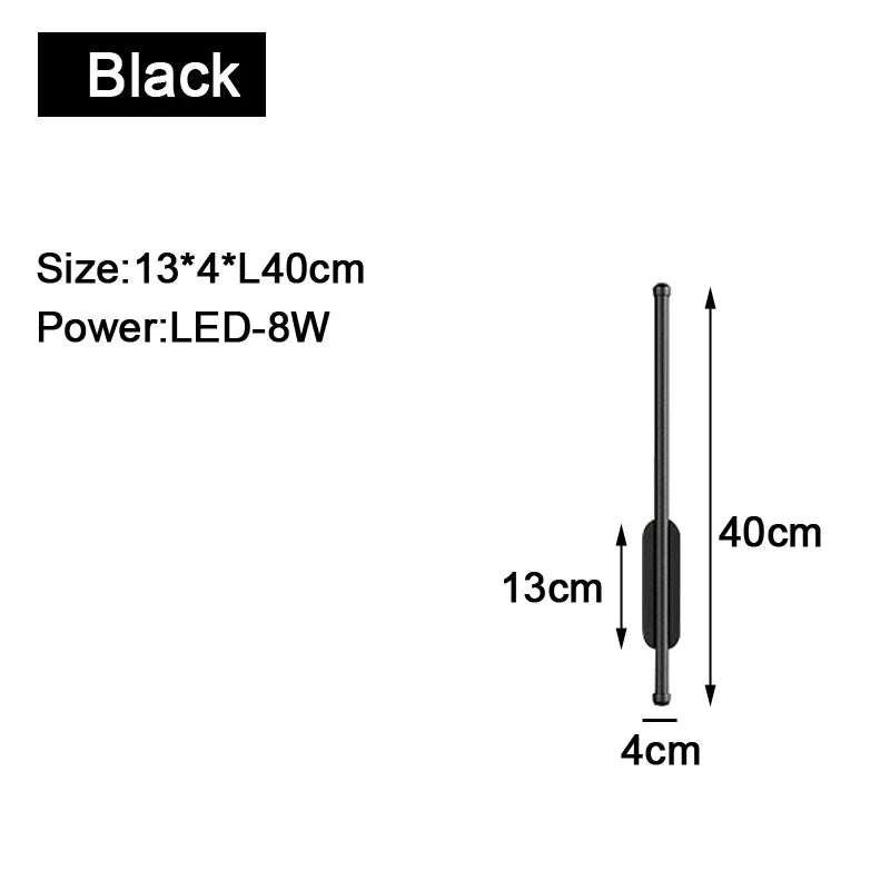 Gold Black Indoor LED Wall Lights: Stylish Illumination for Your Space