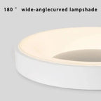 Modern Macaron LED Ceiling Light – Adjustable Circular Design with Remote Dimming for Bedroom, Living Room, and Corridor