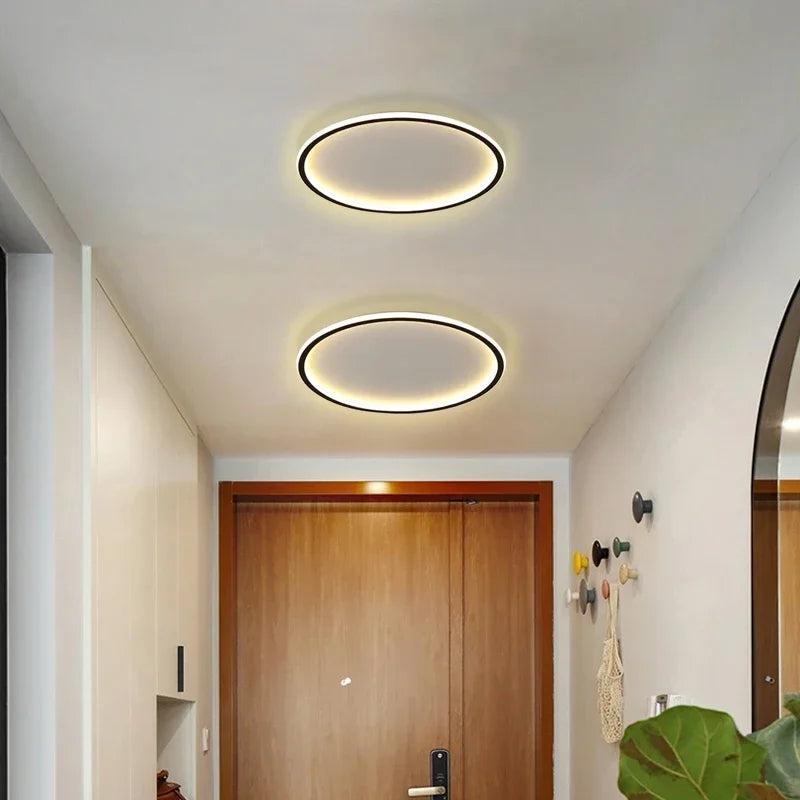 Modern LED Ceiling Light – Dimmable Indoor Lighting Fixture for Bedroom, Bathroom, Kitchen, and Corridor