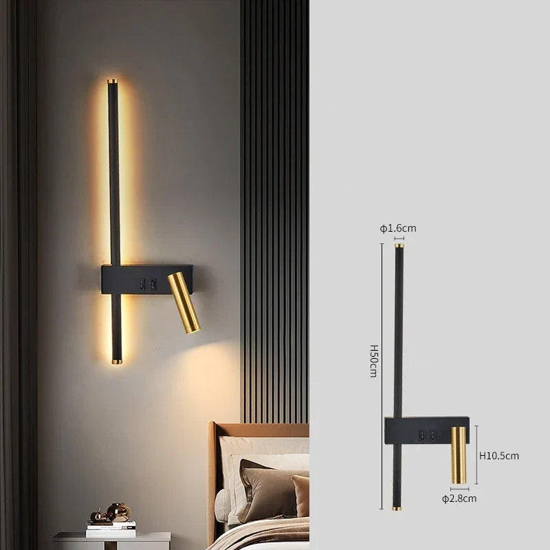 Modern LED Wall Lamp - Nordic Style for Creative Home Decor