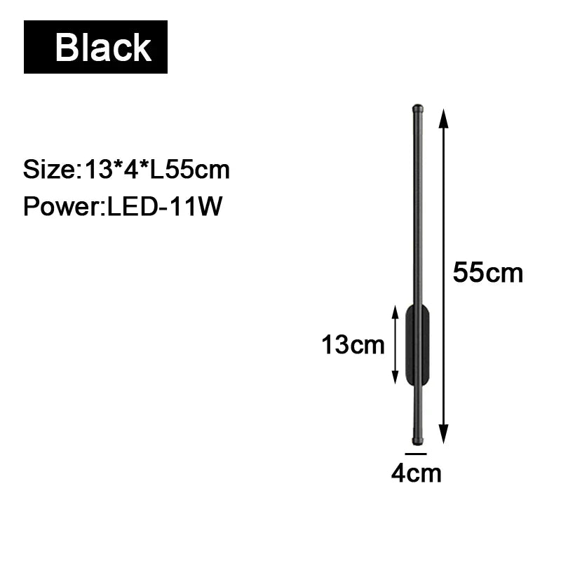 Gold Black Indoor LED Wall Lights: Stylish Illumination for Your Space