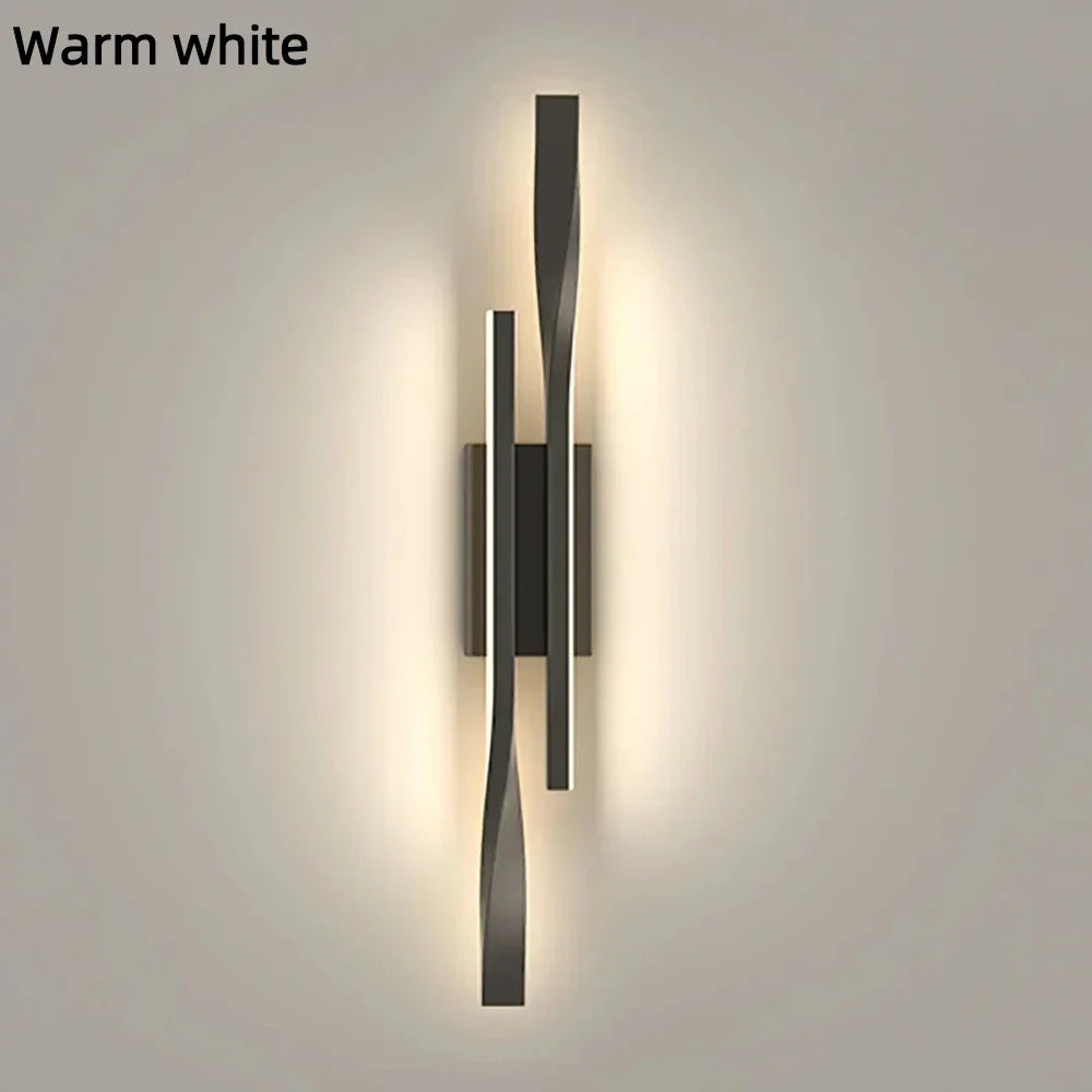 Modern LED Long Strip Wall Lamp – Luxury Creative Bedside & Living Room Light, Simple Nordic Design for Bedroom, TV Wall, and Interior Decoration