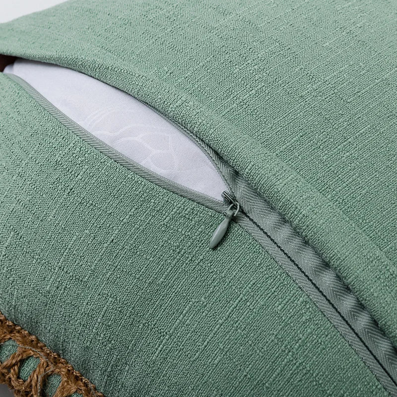 Colorful pillowcases in French style
