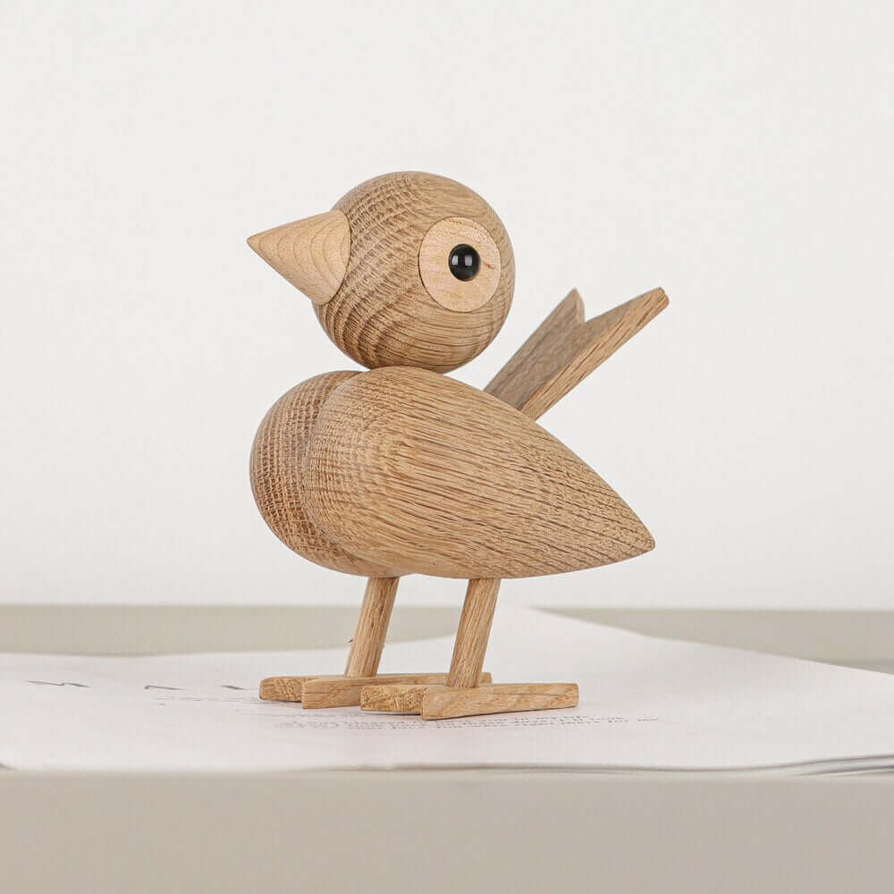 A little bird told me, Nordic wooden ornament