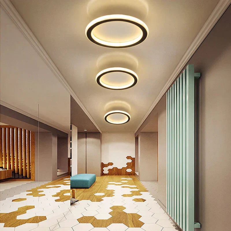 Modern Minimalist Ceiling Light – Square/Round LED Eye Protection Lamp for Bedroom, Study, Living Room, and Lounge Areas (90-260V)