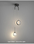 Modern LED Pendant Light – 2-Way Indoor Hanging Lamp for Living Room, Bedroom, Dining Table with Adjustable 3 Light Colors